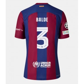 Barcelona Alejandro Balde #3 Hemmatröja Dam 2023-24 Kortärmad